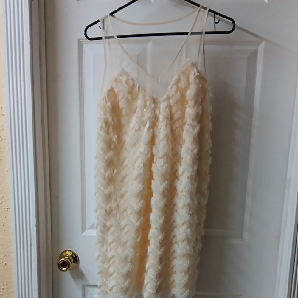 Anthropologie Maeve Cream Textured Top